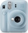 Fujifilm Instax Mini 12 Instant Film Camera, Auto Exposure With Built-In Selfie Lens, Pastel Blue