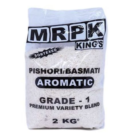 Kings M. R. P. K Grade 1 Pishori Aromatic Basmati Rice 2kg