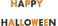 Happy Halloween Glitter Banner 9ft. 1pc