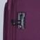 VIPTOUR Set of 4 Light Weight  Polyester Jacqard Trolley Luggage With Number Lock, Plum- 20, 24, 28, 32 Inches