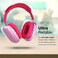 Promate AirBeat - High Fidelity Stereo Wireless Headphones Red