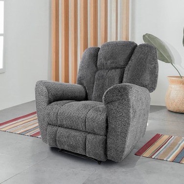 Penhaligon&#39;s Boucle RocKing &amp; Rotating Recliner Chair - Grey - Penhaligon&#39;s
