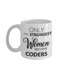 muGGyz Spinster Witch Club Printed Coffee Mug White/Black