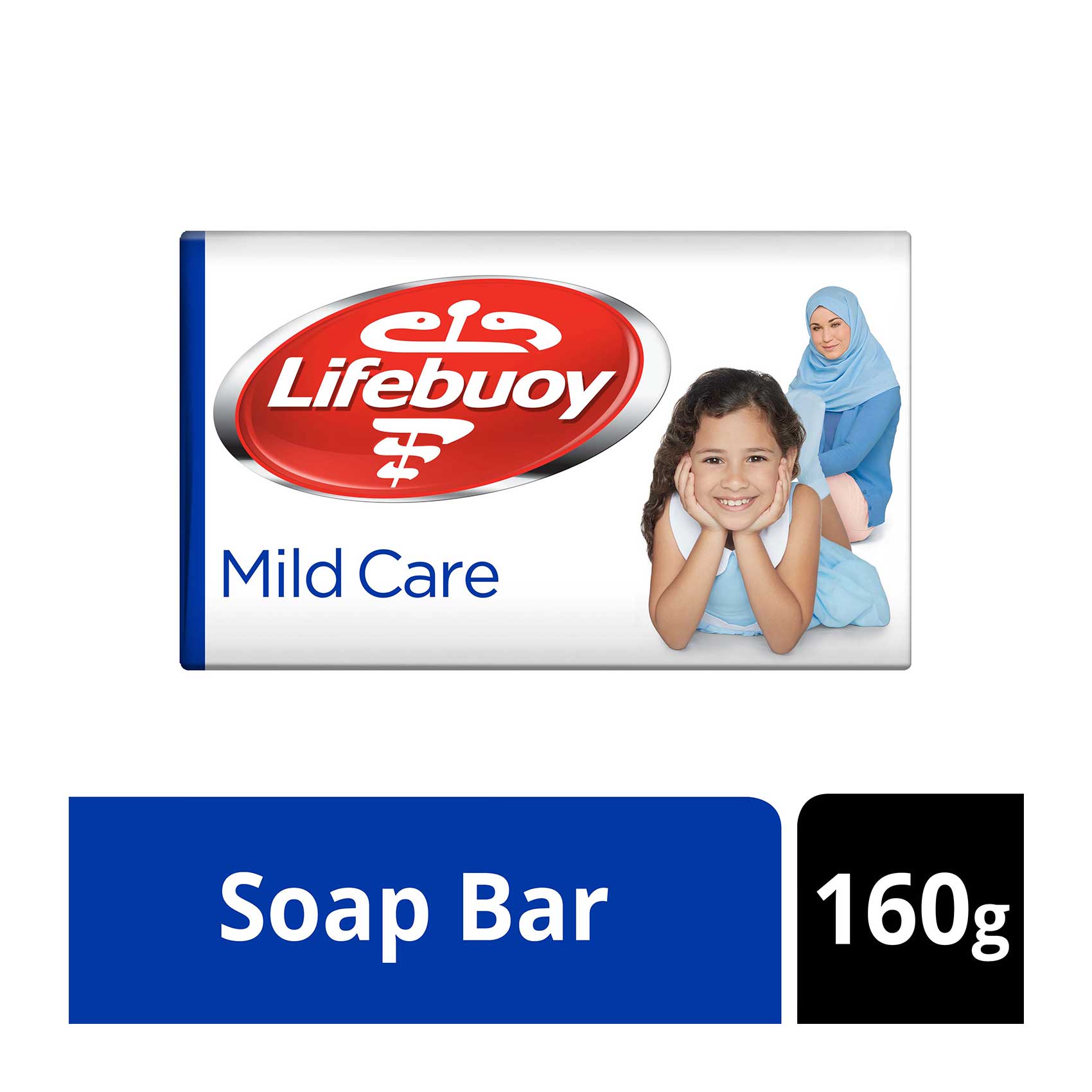 Lifebuoy Mild Care Bar Soap White 160g