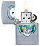 Zippo 29855 Skull Headphone Design Street Chrome Windproof Lighter