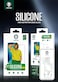 Green Lion 3D Silicone + Anti Broken Glass HD Screen Protector Full Curved, Crystal Clear, Tempered Glass Screen, Anti-Scratch, Grease Resistant, Compatible With iPhone 14 Pro (6.1"))