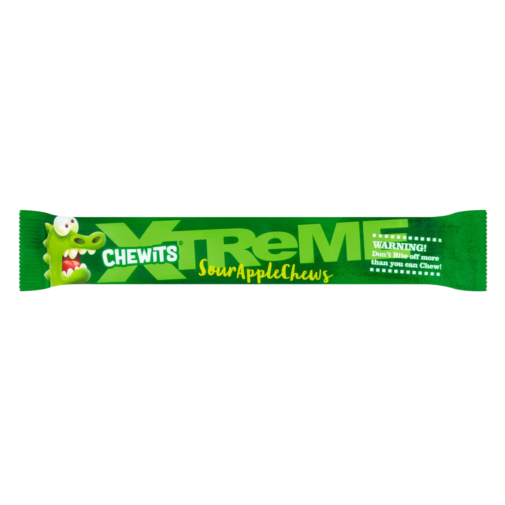 Chewits Chews Candy Xtreme Extremely Sour Apple 34g