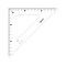Maped Graphic Triangle 45 Degrees Ruler