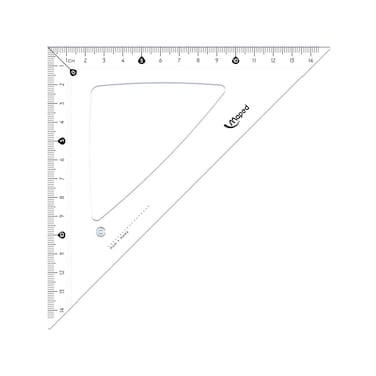 Maped Graphic Triangle 45 Degrees Ruler