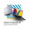 Asus Vivobook ( X1404ZA-NK271W), Intel Core i5-1235U, 8GB RAM, 512GB SSD, 14-inch FHD, Windows 11 Home, Quiet Blue, English Arabic Keyboard