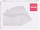 Generic 15Pcs Transparent A4 Paper Size Pp Water Resistant File Holder Clear Filing Envelope With Snap Button (White)