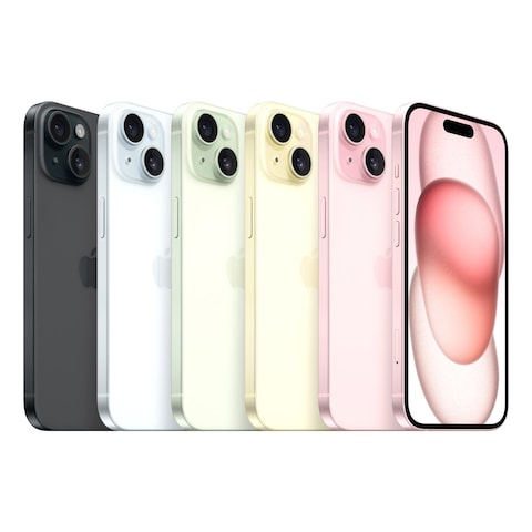 أبل آيفون 15 بلس هاتف ذكي 128 غيغا 5G LTE - أصفر