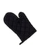 Oven Mitt Heat Proof Protector Gloves, Black, 28X14Centimeter