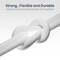 Moxedo Lite USB to USB-C Fast Charging Cable 1M Compatible for Samsung Galaxy S21, Note 20, M12, M52, A13, A23, A53, MacBook Pro, Nintendo Switch, Huawei, PS5, etc. (White)