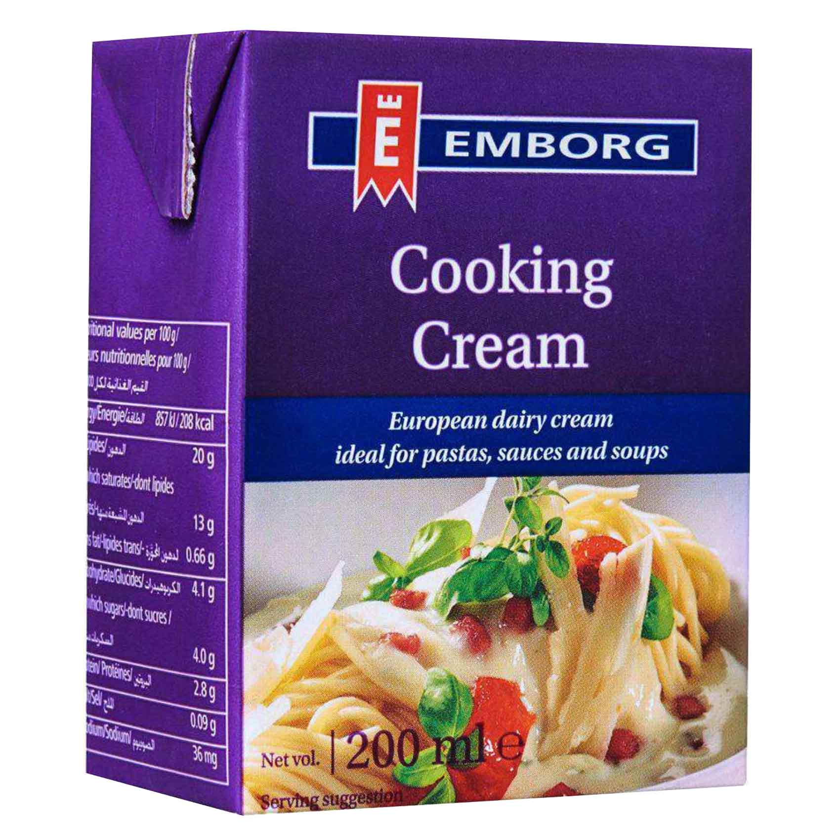 Emborg Cooking Cream 200 Ml product thumbnail 2