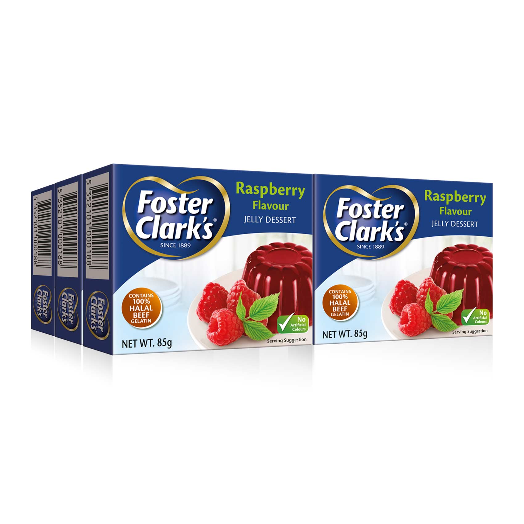 Buy Foster Clark's Raspberry Flavor Jelly Dessert 80g x6 Online ...