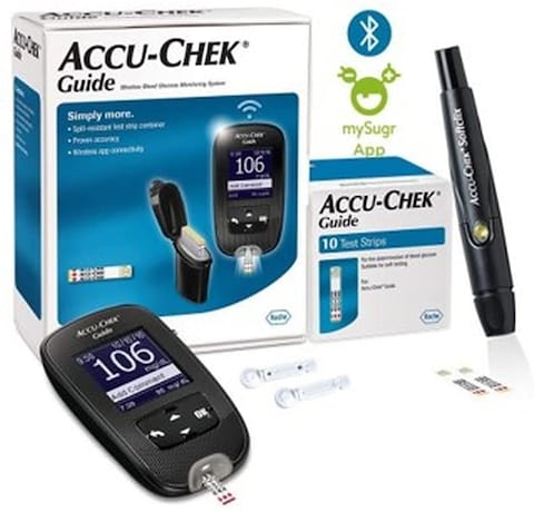 Accu chek Guide blood glucose monitor