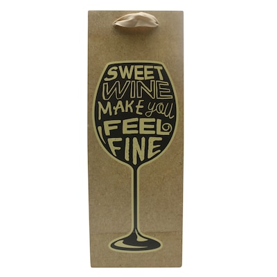 JD006/3 Grapes Wine Bottle Bag