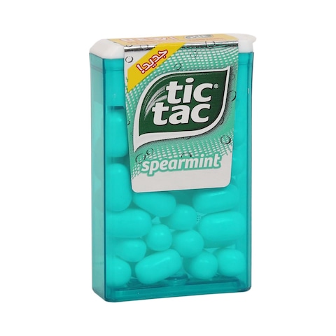 Tic Tac Spearmint Gum 18g