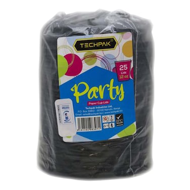 Techpak Lids For Paper Cup 12Oz S/M
