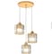 SIGMA MORDEN PENDANT GOLD/CRYSTAL  LIGHT 6628-3GD