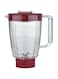 Sonashi 2 In 1 Countertop Blender With Unbreakable Jar &amp; Grinder 1.25 L 350 W SB-144N Red