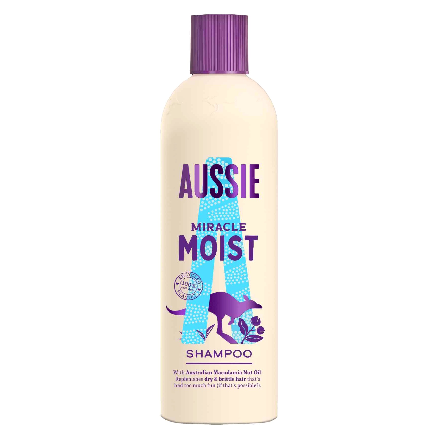 Aussie Miracle Moist Shampoo for Dry Really Thirsty Hair 300ml