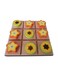 Creative Design  Fruit Slide Matching Wooden Tic Tac Toe Board Game Puzzle