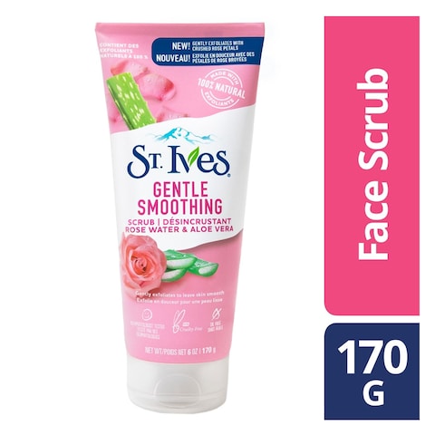 St.Ives Gentle Smoothing Rose Water And Aloe Vera Scrub 170g