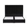 إن هاوس ألكمار هيكل سرير منجد بالمخمل - نفر - 200×120 سم - أسود