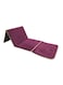 Generic Foldable Prayer Mat And Backrest 2 In 1 Purple 114X54cm