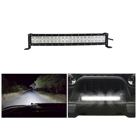 TW 120W 22 Inches Brightness Curved Bar Light, 592mm Length with 8400LM Lumens, Die-cast Aluminum Housing Material, IP67 Waterproof Rating