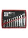 12-Piece Combination Spanner Silver 8-24millimeter