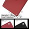 Moko Case Fit New iPad 8th Generation 10.2" 2020 / 7th Gen 2019, 10.2 With Stand, Soft TPU Translucent Frosted Back Cover Slim Smart Shell For Inch, Auto Wake/Sleep, Red