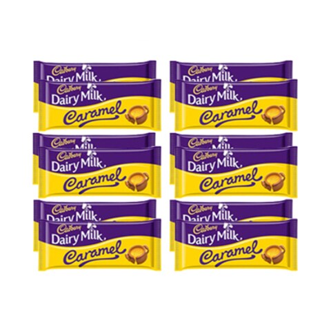Cadbury Dairy Milk Chocolate Caramel 40GR X12
