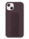 Zolo Finger Grip Holder and standing cover with Car Magnetic Multi-function Shockproof Protective Case Cover For iphone 14 Brown