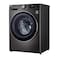 LG Steam Washing Machine - 9Kg with 5Kg Dryer - Black Steel - F4R5VGG2E