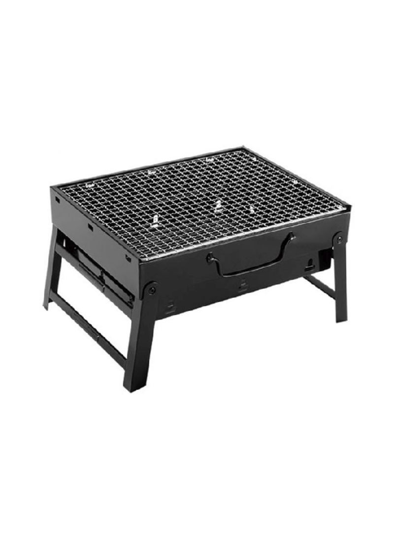 Generic Portable Bbq Charcoal Grill Black 35X26X20cm