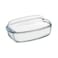Pyrex Essentials Glass Rectangular Casserole With Lid Clear 6.5L
