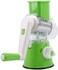 Generic Graters - Manual Vegetable Cutter Slicer Multi-Function Drum Rotary Grater Potato Cheese Slicer Kitchen Tool Accessories (Green)