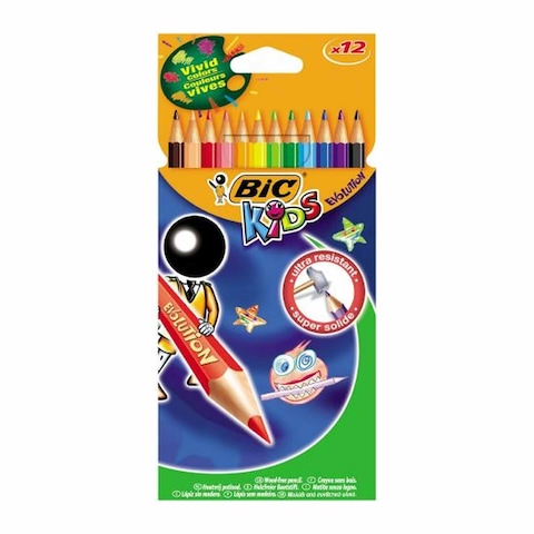 Bic Evolution Colour Pencils - 12 Colors