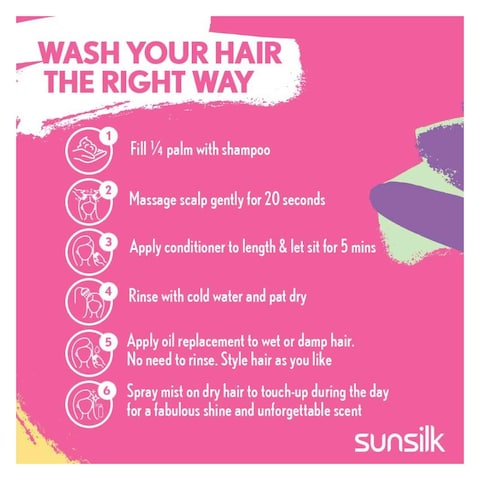 Sunsilk Co Creations Stunning Black Shine Shampoo 700 ml