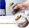 1CHASE&reg;️ Borosilicate Glass Storage Jar With Airtight Bamboo Lid and Metal Handle, Petal Decorative Container, To Store Tea, Coffee Beans, Candy, Spices, Biscuits, 600ML (Conical)
