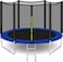 YALLA HomeGym 8Ft Trampoline with Enclosure Net, for Kids &amp; Adults Outdoor Trampoline, Fitness &amp; Exercise Trampoline with Safety Net