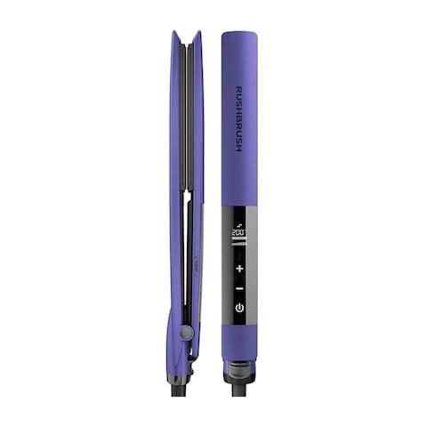 Rush Brush X2 Ultra Hair Straightener - Purple
