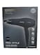 Geepas Pro Style Hair Dryer Matte Black