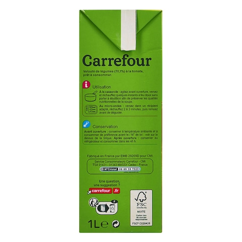 Carrefour Tomato Liquid Soup 1L