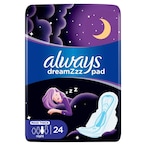 Buy ALWAYS DREAMZZZ PADS WITH WINGS NIGHT  X24 in Kuwait