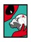 Spoil Your Wall Spiderman Super Hero Pop Art Wall Poster With Frame Green/Red/White 40x55cm