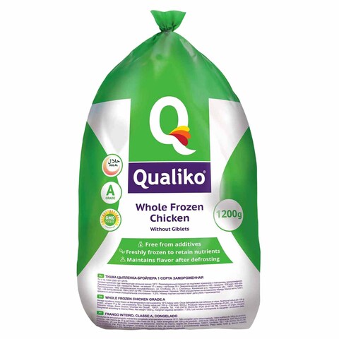 Qualiko Frozen Whole Chicken - 1200 gram